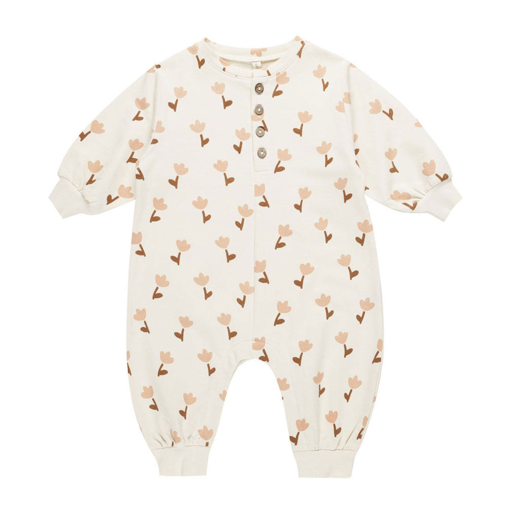 Quincy Mae Tulip Relaxed Fleece Jumpsuit