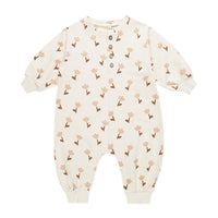 Quincy Mae Tulip Relaxed Fleece Jumpsuit