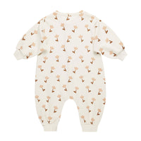 Quincy Mae Tulip Relaxed Fleece Jumpsuit
