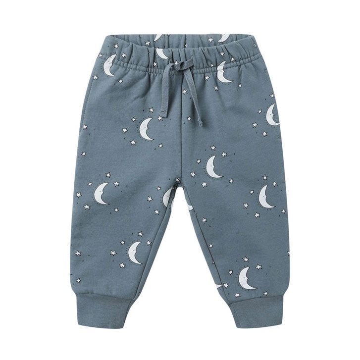 Quincy Mae Silver Moons Relaxed Fleece Sweatpant