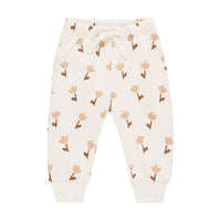 Quincy Mae Tulips Relaxed Fleece Sweatpants