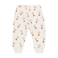 Quincy Mae Tulips Relaxed Fleece Sweatpants