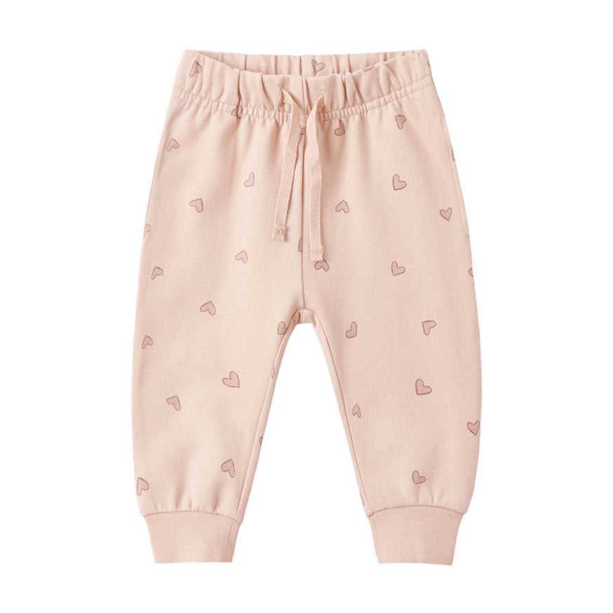 Quincy Mae Hearts Relaxed Sweatpants