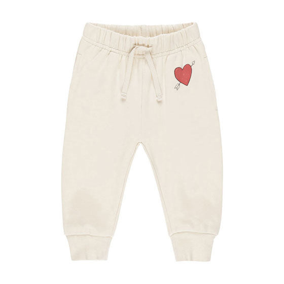 Quincy Mae Natural Cupid Relaxed Sweatpants