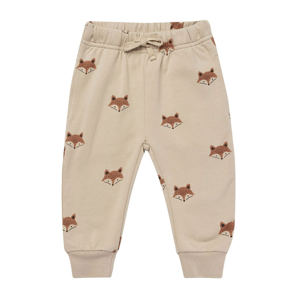 Quincy Mae Foxes Relaxed Fleece Sweatpant