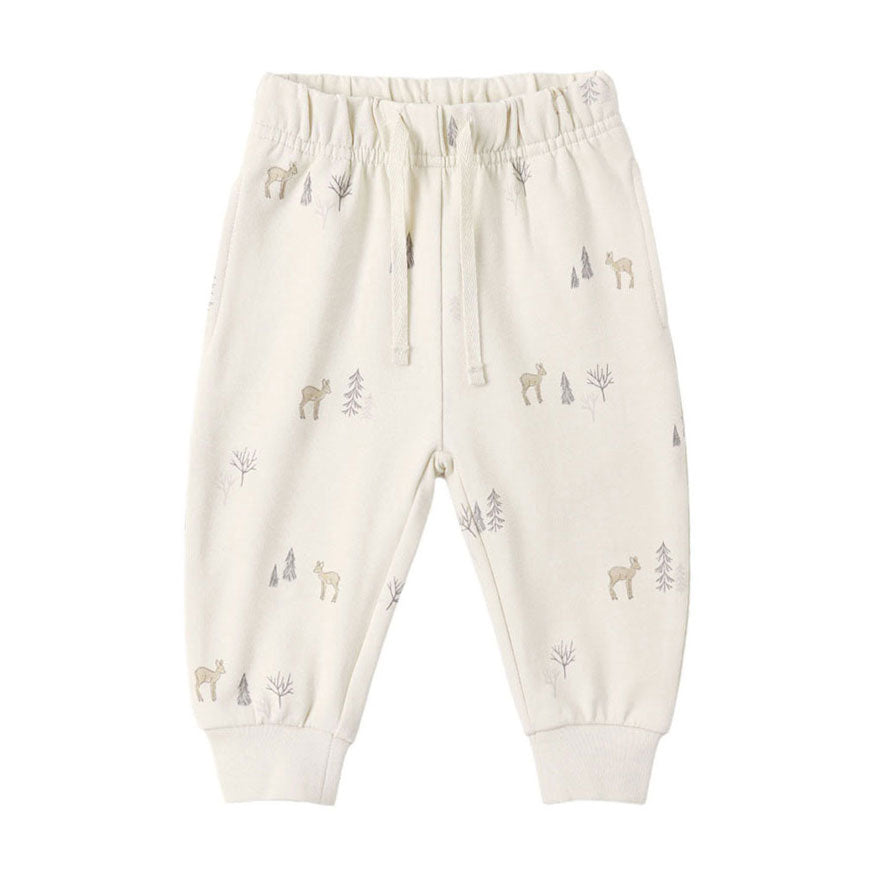 Quincy Mae Deer Relaxed Sweatpants