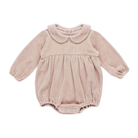 Quincy Mae Blush Peter Pan Romper