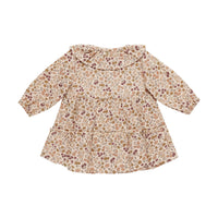 Quincy Mae Posy Ruffle Collar Button Dress