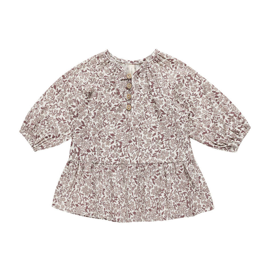 Quincy Mae Mauve Ditsy Lany Dress