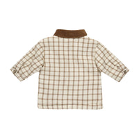Quincy Mae Cinnamon Plaid Ford Jacket