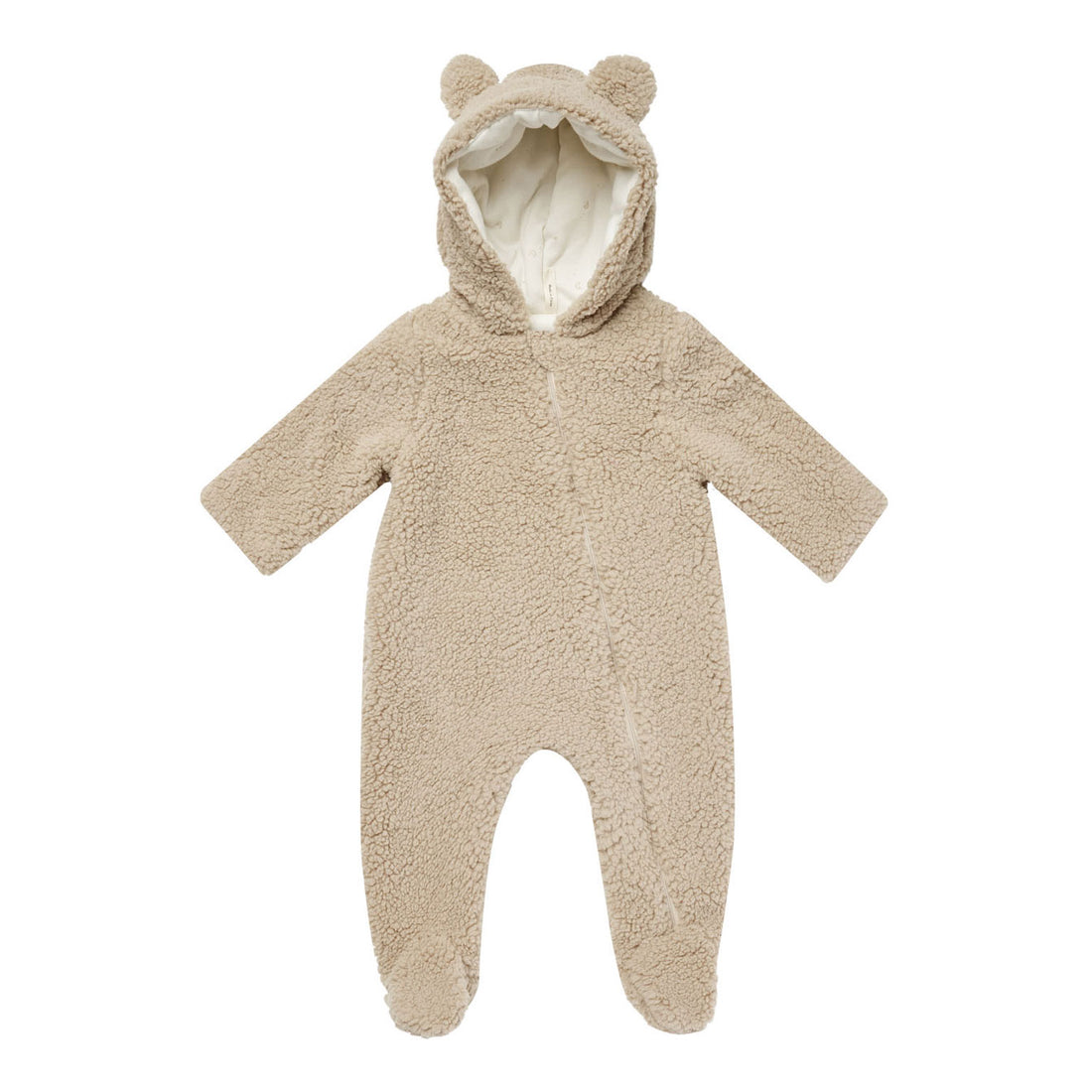 Quincy Mae Sand Bear Jumpsuit