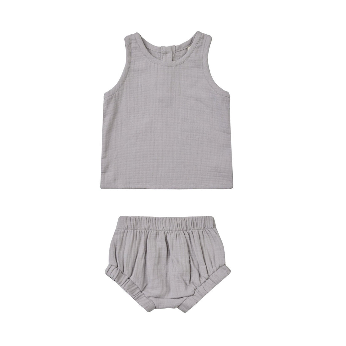 Quincy Mae Periwinkle Woven Tank + Short Set