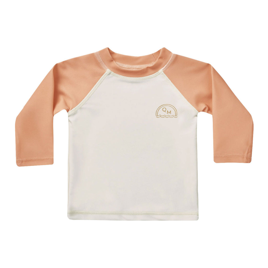 Quincy Mae Natural + Melon Rashguard