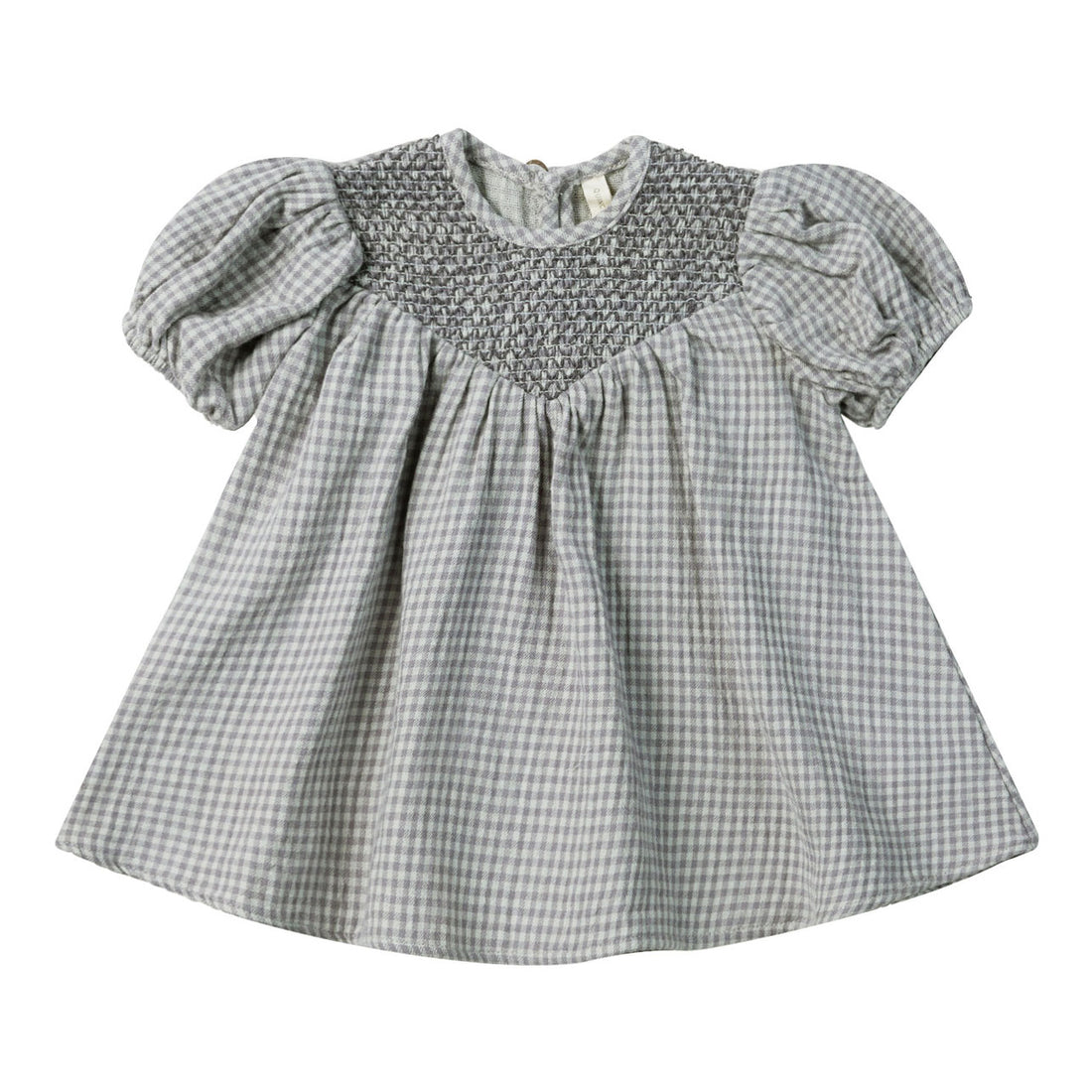 Quincy Mae Blue Gingham Carina Dress