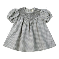 Quincy Mae Blue Gingham Carina Dress