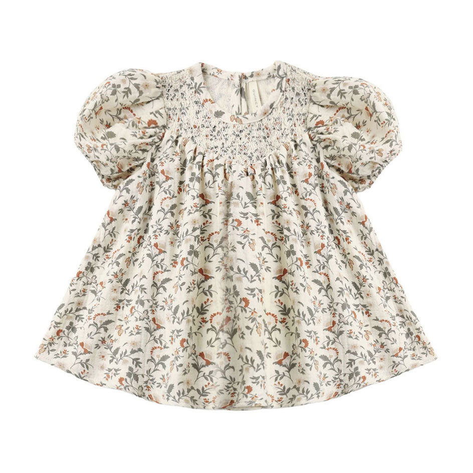 Quincy Mae Holiday Floral Carina Dress