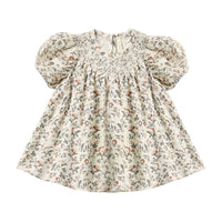 Quincy Mae Holiday Floral Carina Dress