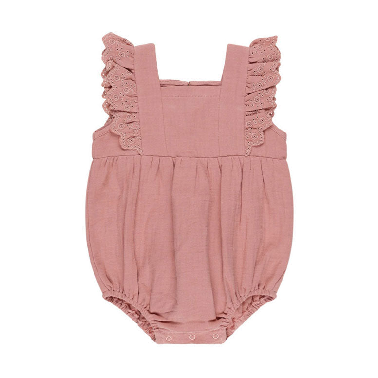 Quincy Mae Lipstick Naomi Romper