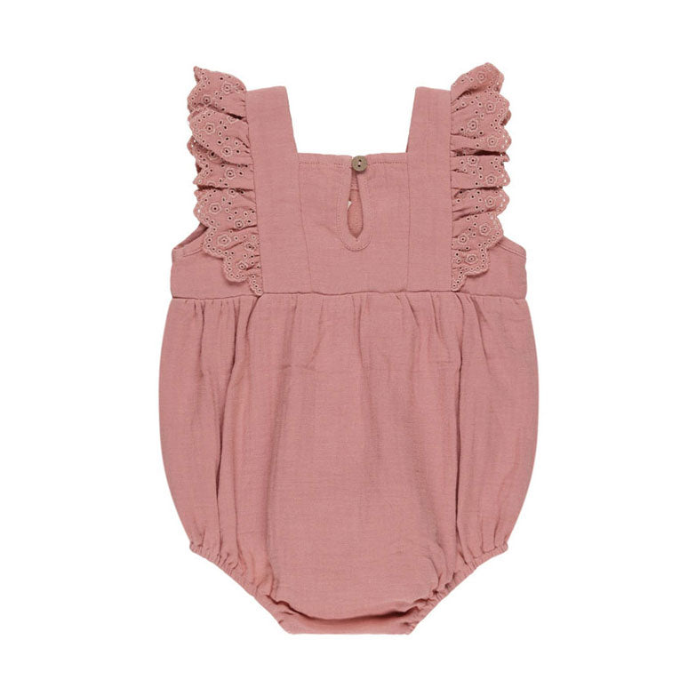 Quincy Mae Lipstick Naomi Romper