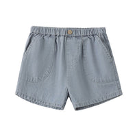 Quincy Mae Chambray Utility Short