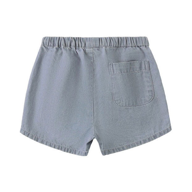 Quincy Mae Chambray Utility Short