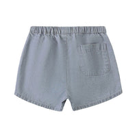 Quincy Mae Chambray Utility Short