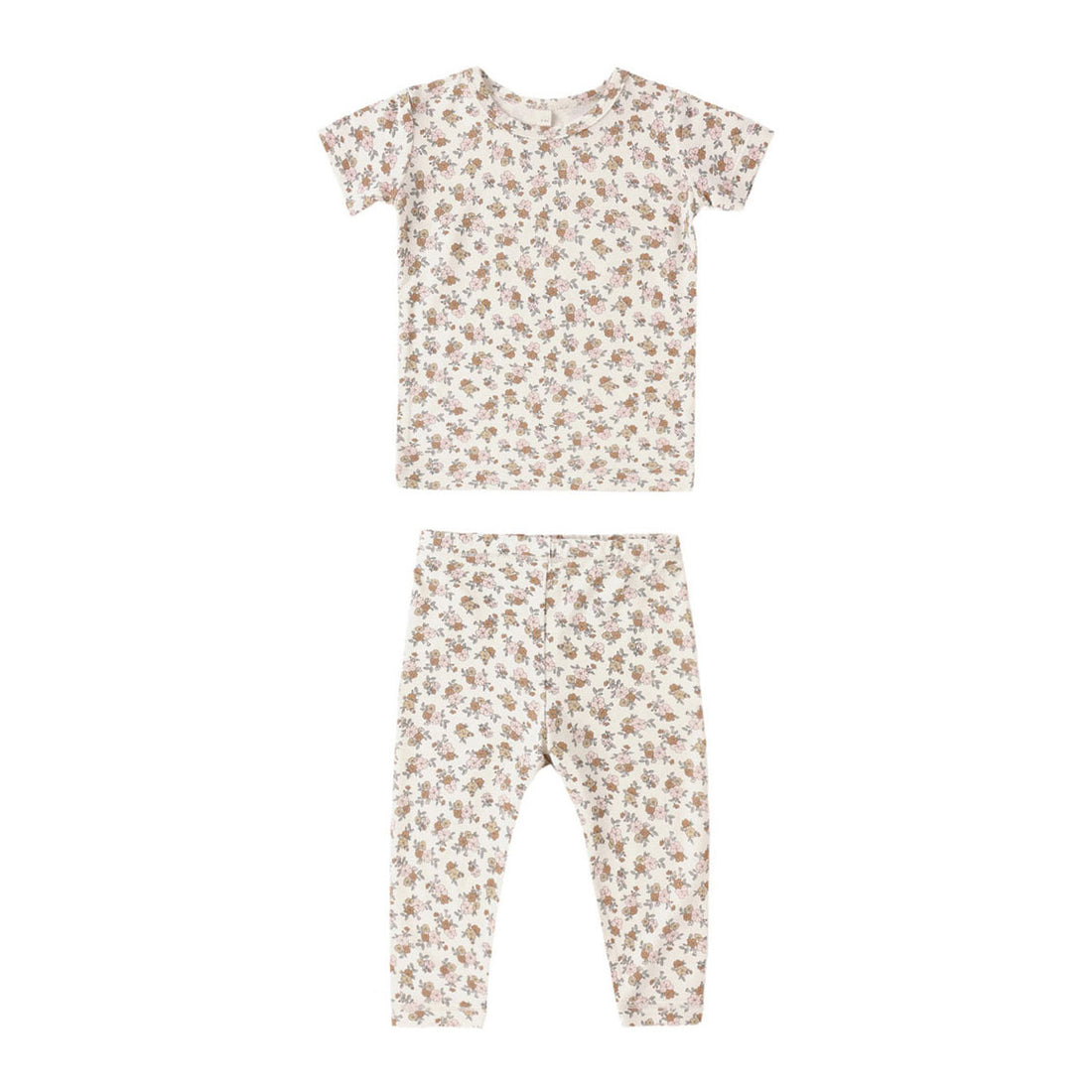 Quincy Mae Wildflower bamboo Short Sleeve Pajama Set