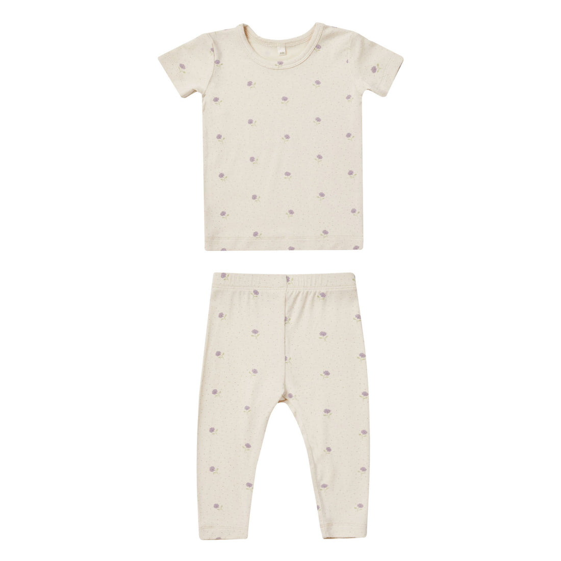 Quincy Mae Sweet Pea Bamboo Short Sleeve Pajama Set