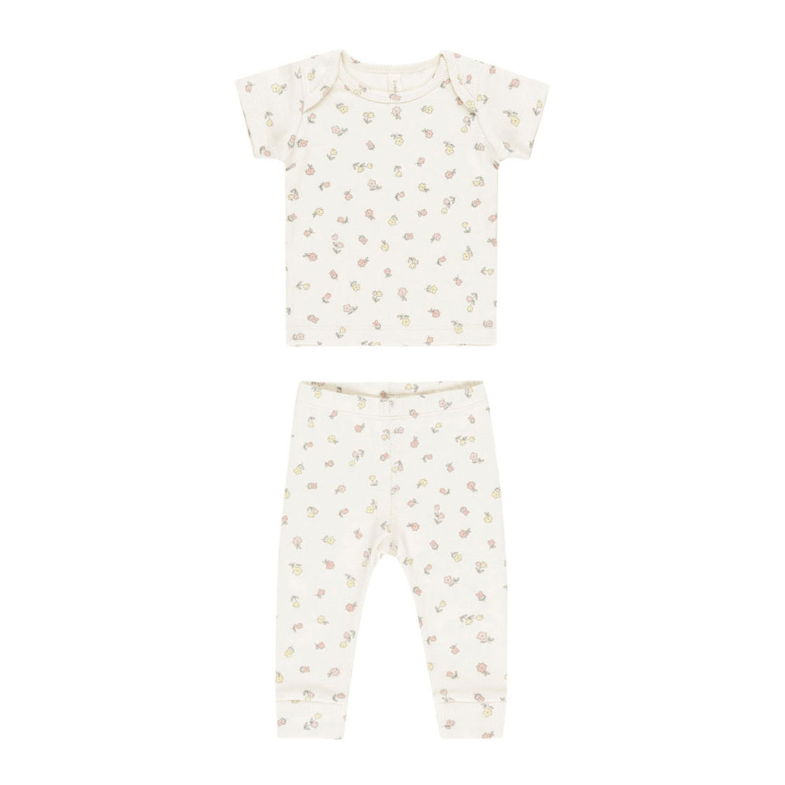 Quincy Mae Fleur Ribbed Tee + Legging Set