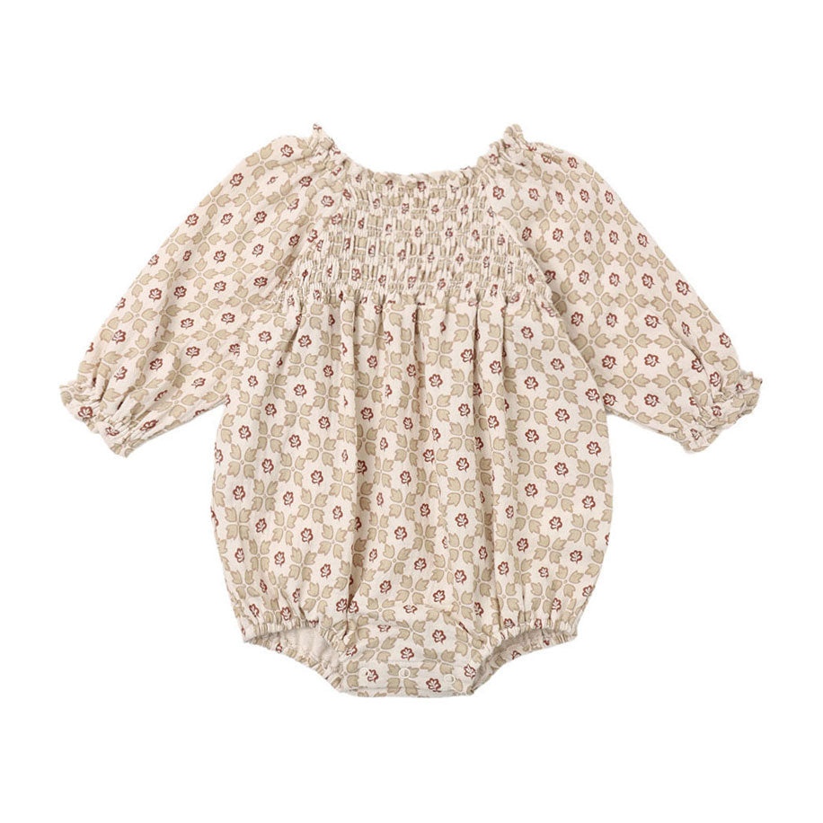 Quincy Mae Winter Rose Eden Romper