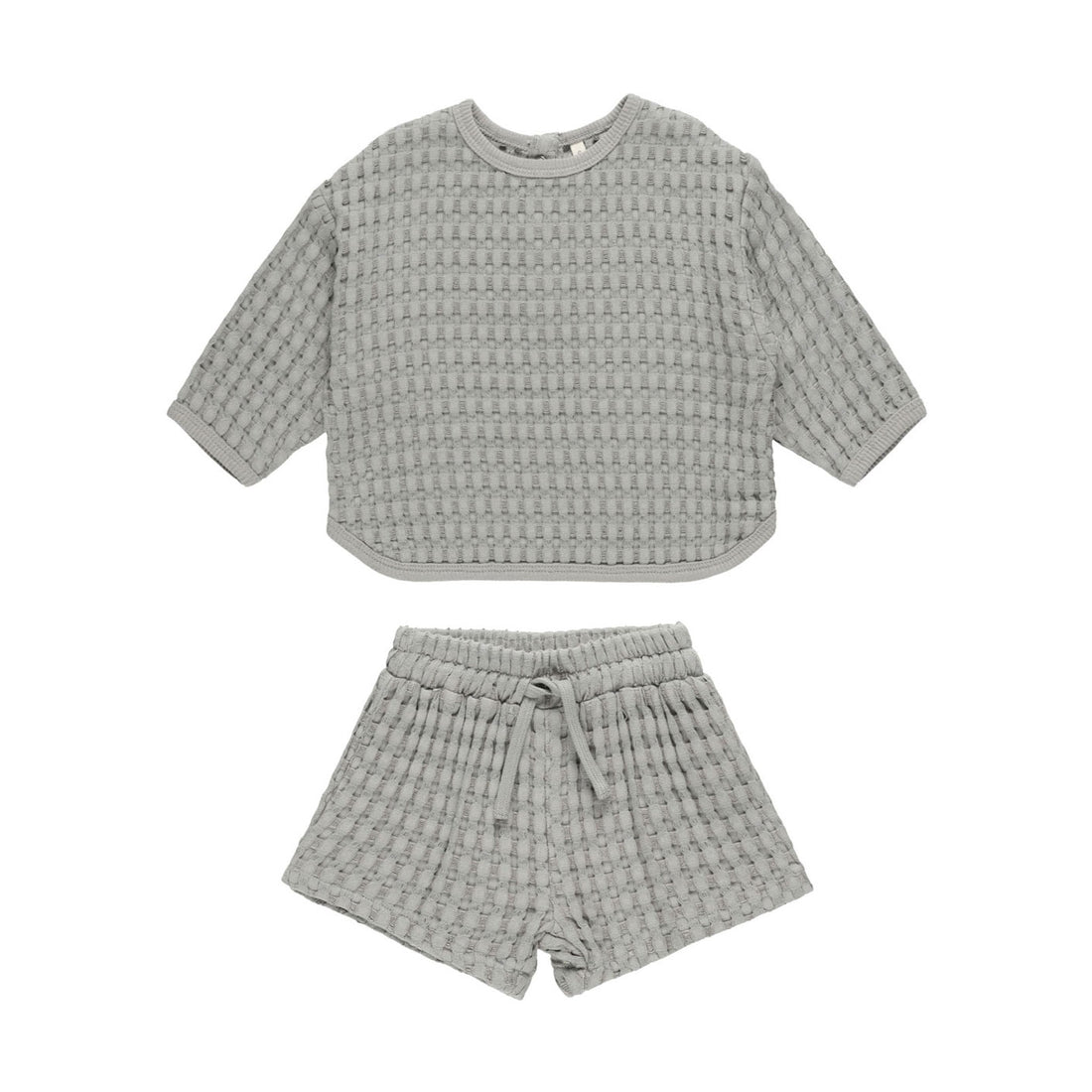 Quincy Mae Dusty Blue Flynn Set