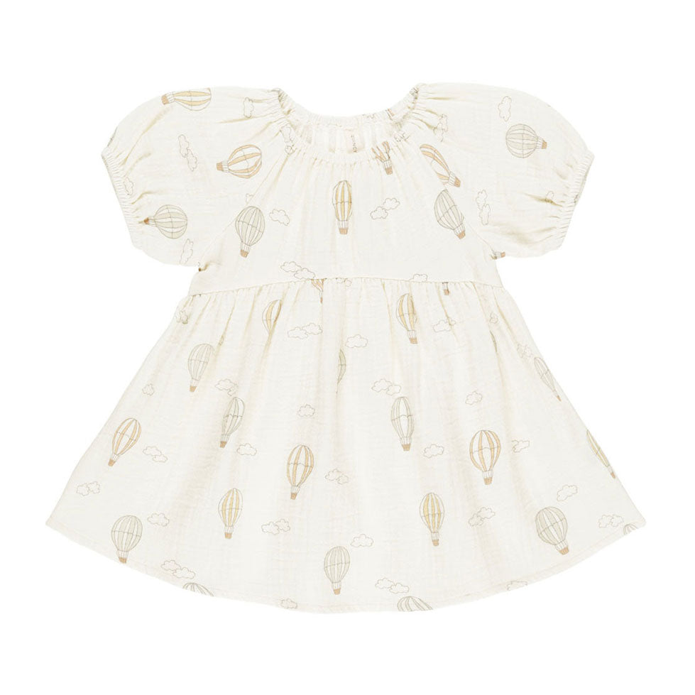 Quincy Mae Ivory Hot Air Balloons Bella Dress