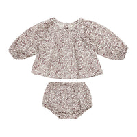 Quincy Mae Mauve Ditsy Cici Set