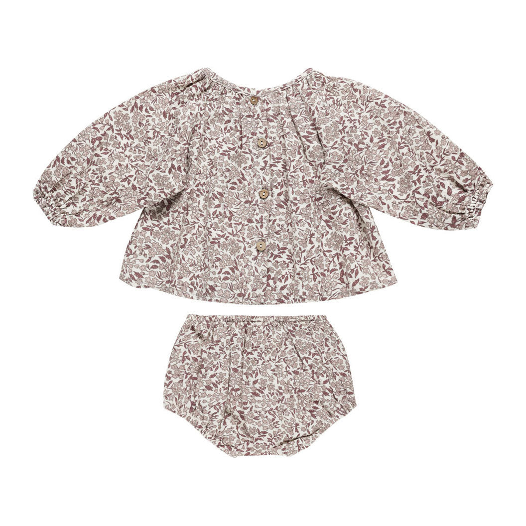 Quincy Mae Mauve Ditsy Cici Set