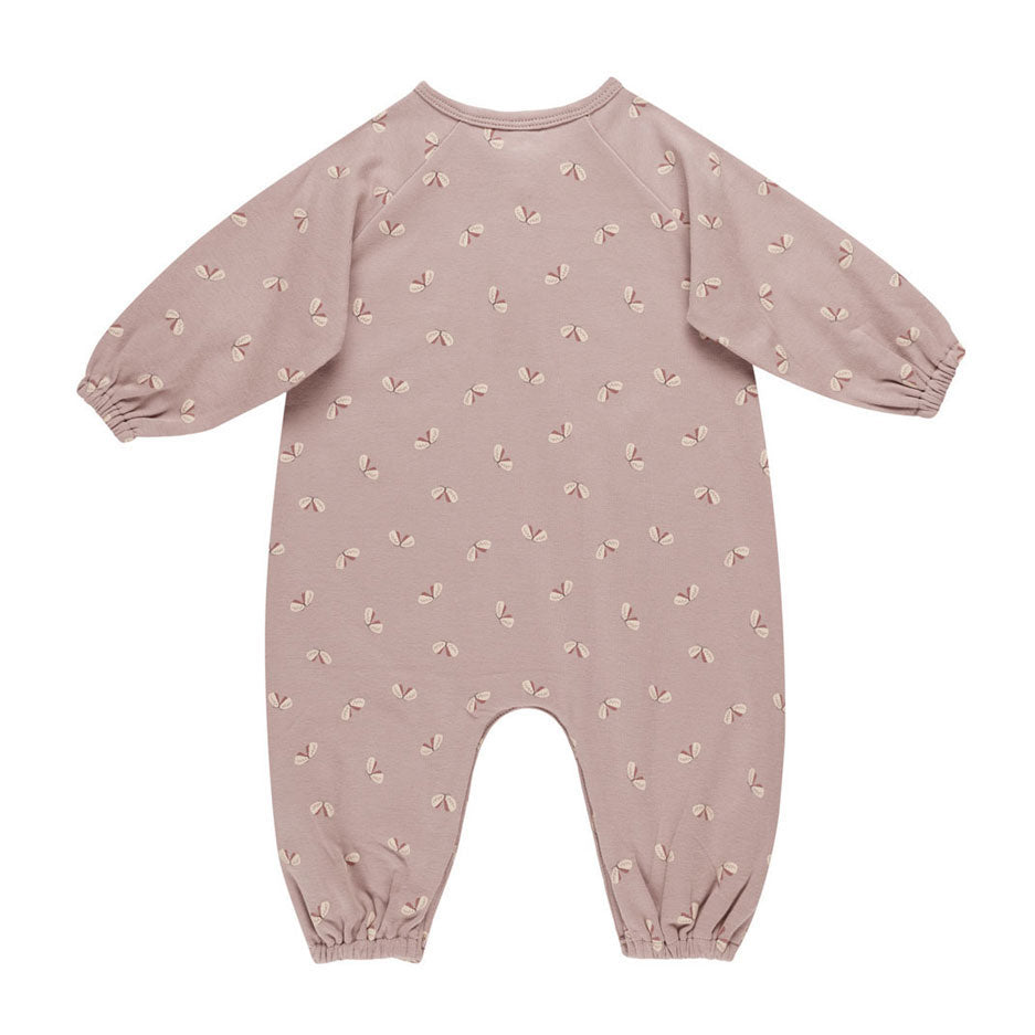 Quincy Mae Butterflies Henley Bubble Jumpsuit
