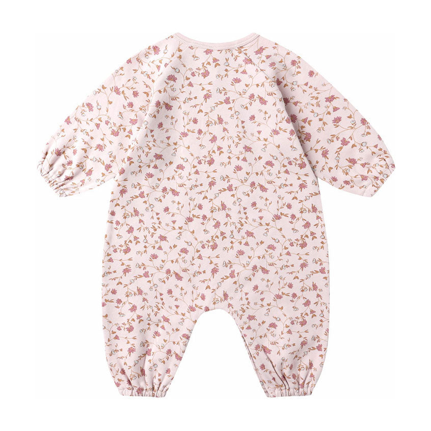 Quincy Mae Garden Henley Bubble Jumpsuit