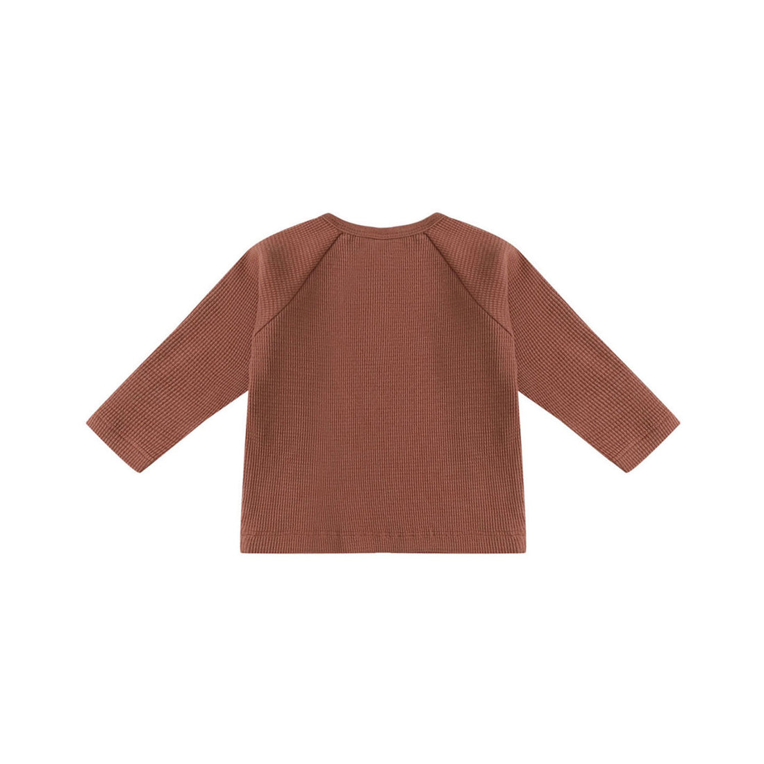 Quincy Mae Cranberry Henley Knit Top