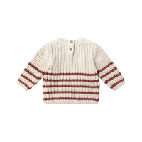 Quincy Mae Cranberry Rex Sweater