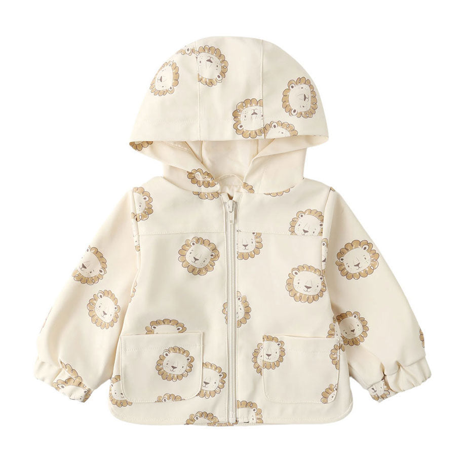 Quincy Mae Lions Rain Coat