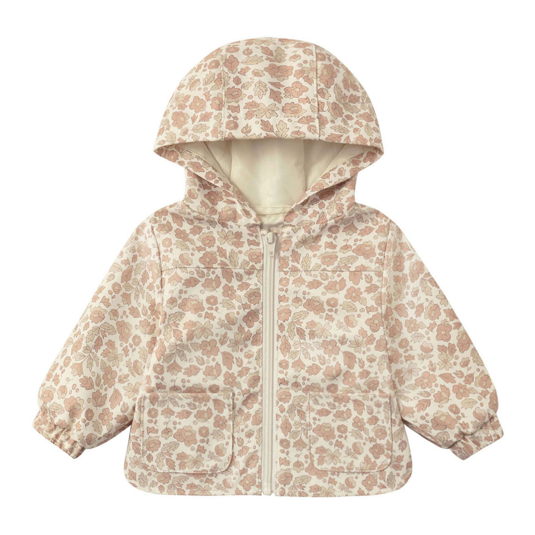 Quincy Mae Pink Blossom Rain Coat