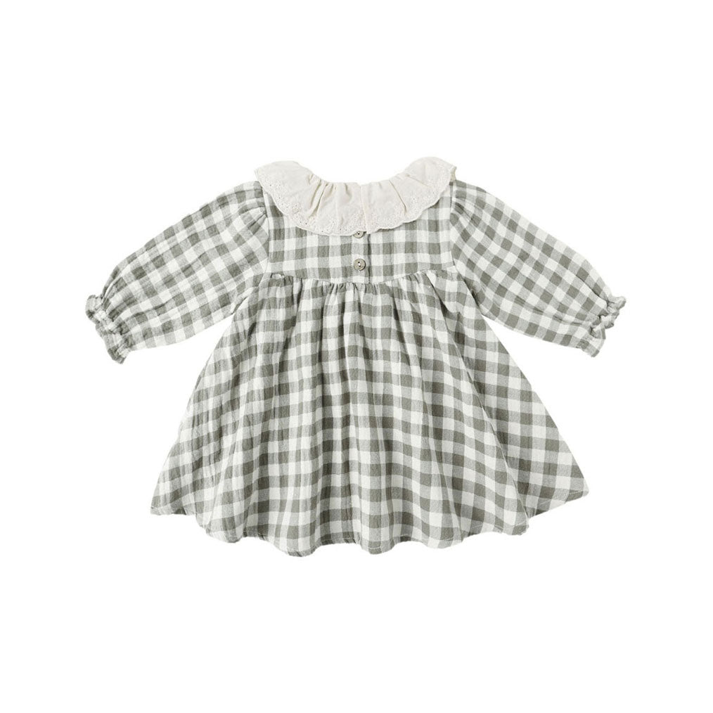 Quincy Mae Forest Check Callie Dress