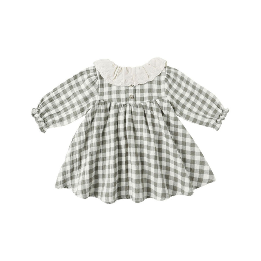Quincy Mae Forest Check Callie Dress