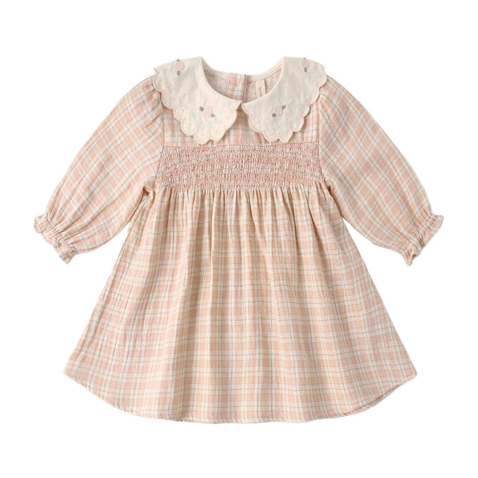 Quincy Mae Pink Plaid Callie Dress