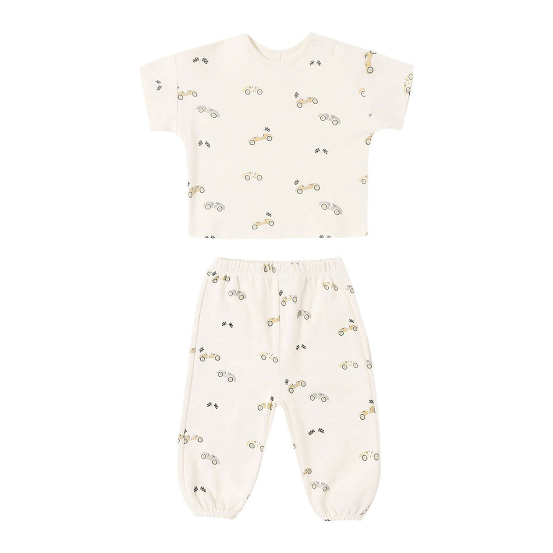 Quincy Mae Race Car Jersey Tee + Pant Set