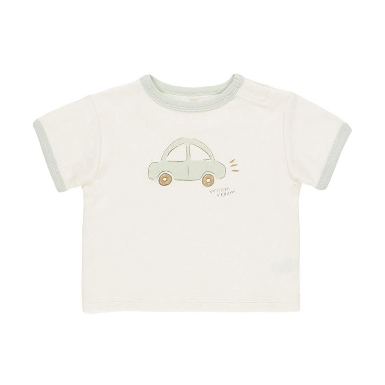 Quincy Mae Ivory Car Ringer Tee