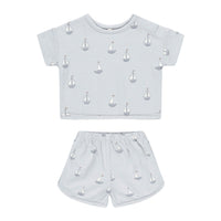 Quincy Mae Sky Sailboats Spongy Play Set