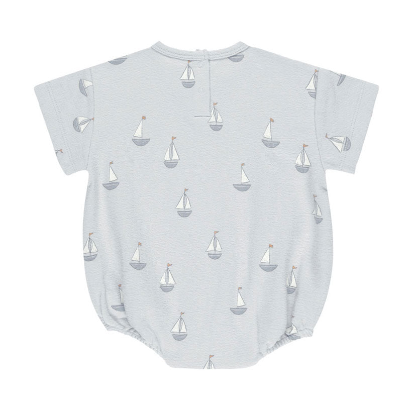 Quincy Mae Sailboats Relaxed Bubble Romper