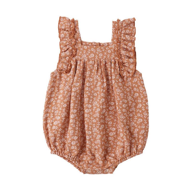 Quincy Mae Poppy Floral Maya Romper