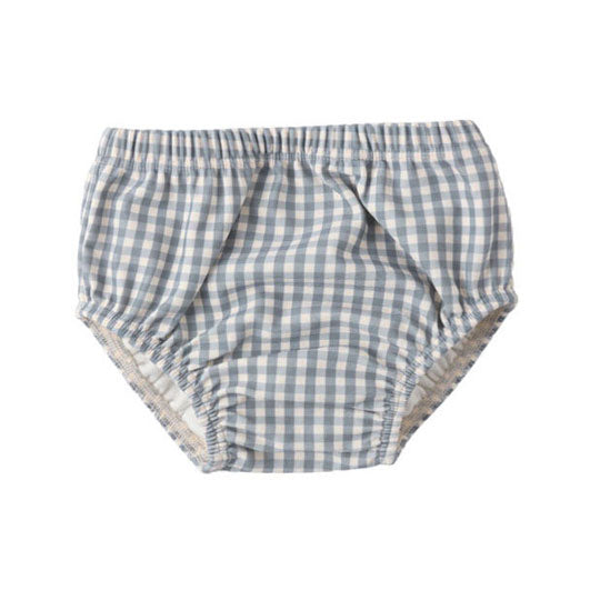 Quincy Mae Ocean Gingham Swim Diaper