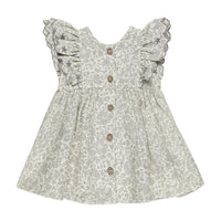 Quincy Mae Ivory Blue Blossom Alina Dress